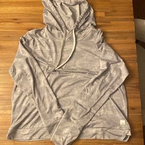 Vuori hoodie, gray camo. Size M